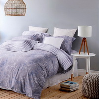 Enjoy Time Blue Bedding Set Modern Bedding Collection Floral Bedding Stripe And Plaid Bedding Christmas Gift Idea