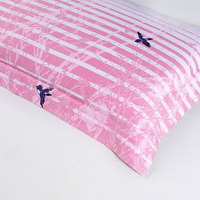 Leisure Pink Bedding Set Modern Bedding Collection Floral Bedding Stripe And Plaid Bedding Christmas Gift Idea