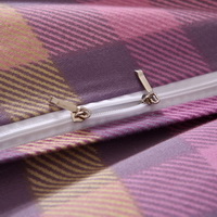 Locke Tartan Purple Bedding Set Modern Bedding Collection Floral Bedding Stripe And Plaid Bedding Christmas Gift Idea
