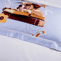 Serious Dog Yellow Bedding Set Modern Bedding Collection Floral Bedding Stripe And Plaid Bedding Christmas Gift Idea
