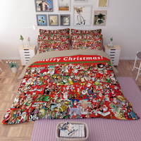 Christmas Its Me Red Bedding Duvet Cover Set Duvet Cover Pillow Sham Kids Bedding Gift Idea
