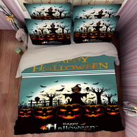Halloween Our Time Blue Bedding Duvet Cover Set Duvet Cover Pillow Sham Kids Bedding Gift Idea
