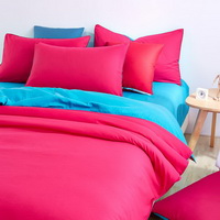 Blue Rose Bedding Set Duvet Cover Pillow Sham Flat Sheet Teen Kids Boys Girls Bedding