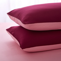 Coral Wine Bedding Set Duvet Cover Pillow Sham Flat Sheet Teen Kids Boys Girls Bedding
