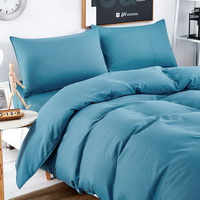 Solid Royal Blue Bedding Set Duvet Cover Pillow Sham Flat Sheet Teen Kids Boys Girls Bedding