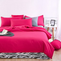 Zebra Print Rose Bedding Set Duvet Cover Pillow Sham Flat Sheet Teen Kids Boys Girls Bedding