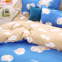 Clouds Blue Bedding Set Duvet Cover Pillow Sham Flat Sheet Teen Kids Boys Girls Bedding