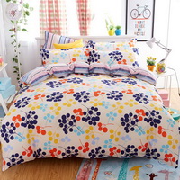 Fruits Yellow Bedding Set Duvet Cover Pillow Sham Flat Sheet Teen Kids Boys Girls Bedding