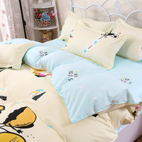 Monkey Yellow Bedding Set Duvet Cover Pillow Sham Flat Sheet Teen Kids Boys Girls Bedding