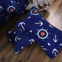 Voyage Blue Bedding Set Duvet Cover Pillow Sham Flat Sheet Teen Kids Boys Girls Bedding