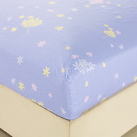 Rosemary Blue 100% Cotton 4 Pieces Bedding Set Duvet Cover Pillow Shams Fitted Sheet