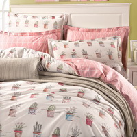 Bonsai Beige 100% Cotton Luxury Bedding Set Kids Bedding Duvet Cover Pillowcases Fitted Sheet