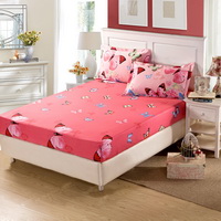 Dancing Butterfly Pink 100% Cotton Luxury Bedding Set Kids Bedding Duvet Cover Pillowcases Fitted Sheet