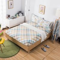 Deer Beige 100% Cotton Luxury Bedding Set Kids Bedding Duvet Cover Pillowcases Fitted Sheet