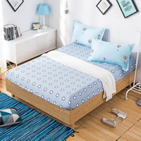Hot Air Balloon Blue 100% Cotton Luxury Bedding Set Kids Bedding Duvet Cover Pillowcases Fitted Sheet