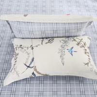 Hummingbird Beige 100% Cotton Luxury Bedding Set Kids Bedding Duvet Cover Pillowcases Fitted Sheet