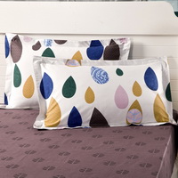 Rain Beige 100% Cotton Luxury Bedding Set Kids Bedding Duvet Cover Pillowcases Fitted Sheet