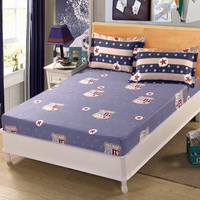 Stars World Blue 100% Cotton Luxury Bedding Set Kids Bedding Duvet Cover Pillowcases Fitted Sheet