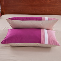 Beauty Wine 100% Cotton Luxury Bedding Set Stripes Plaids Bedding Duvet Cover Pillowcases Fitted Sheet