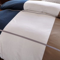 Cloud White 100% Cotton Luxury Bedding Set Stripes Plaids Bedding Duvet Cover Pillowcases Fitted Sheet