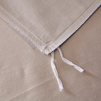 Soul Blue 100% Cotton Luxury Bedding Set Stripes Plaids Bedding Duvet Cover Pillowcases Fitted Sheet