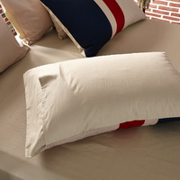 Starlight Beige 100% Cotton Luxury Bedding Set Stripes Plaids Bedding Duvet Cover Pillowcases Fitted Sheet