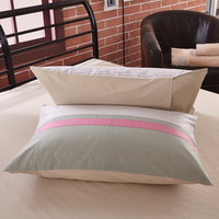 Youth Green 100% Cotton Luxury Bedding Set Stripes Plaids Bedding Duvet Cover Pillowcases Fitted Sheet