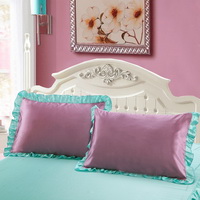 Light Purple And Blue Silk Duvet Cover Set Teen Girl Bedding Princess Bedding Set Silk Bed Sheet Gift Idea