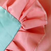 Water Blue And Pink Silk Duvet Cover Set Teen Girl Bedding Princess Bedding Set Silk Bed Sheet Gift Idea