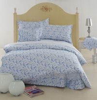 Blue Flowers Cheap Kids Bedding Sets