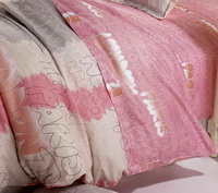 Milan Pink 3 Pieces Girls Bedding Sets