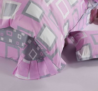 Plaid Pink 3 Pieces Girls Bedding Sets