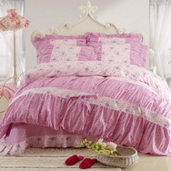 Beauty Pink Girls Bedding Sets