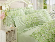 Flower Language Green Girls Bedding Sets