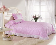 Hearts Purple Girls Bedding Sets