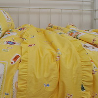 Boys And Girls Yellow Girls Princess Bedding Sets