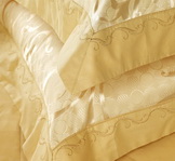 Elegant Love Camel 4 PCs Luxury Bedding Sets