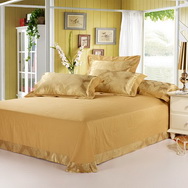 European Classical Golden 4 PCs Luxury Bedding Sets