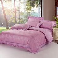 Leaf Love Violet 4 PCs Luxury Bedding Sets