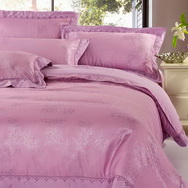 Leaf Love Violet 4 PCs Luxury Bedding Sets