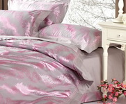 Overwhelming Love Silvery Grey 4 PCs Luxury Bedding Sets