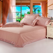 Sunset Glow Shallow Jade 4 PCs Luxury Bedding Sets