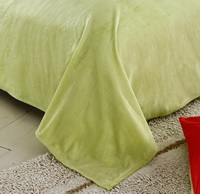 Brick Red And Green Modern Bedding Sets