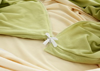 Fruit Green And Beige Modern Bedding Sets