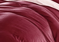 Wine Red And Pink Modern Bedding Sets