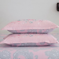Flowers 100% Cotton Pillowcase, Include 2 Standard Pillowcases, Envelope Closure, Kids Favorite Pillowcase