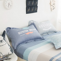 Hipster Design 100% Cotton Pillowcase, Include 2 Standard Pillowcases, Envelope Closure, Kids Favorite Pillowcase