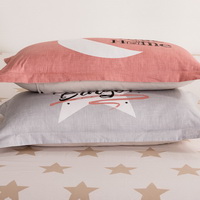 Love Home 100% Cotton Pillowcase, Include 2 Standard Pillowcases, Envelope Closure, Kids Favorite Pillowcase