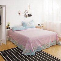 Peach Blossom 100% Cotton Pillowcase, Include 2 Standard Pillowcases, Envelope Closure, Kids Favorite Pillowcase