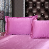 Light Purple Silk Pillowcase, Include 2 Standard Pillowcases, Envelope Closure, Prevent Side Sleeping Wrinkles, Have Good Dreams